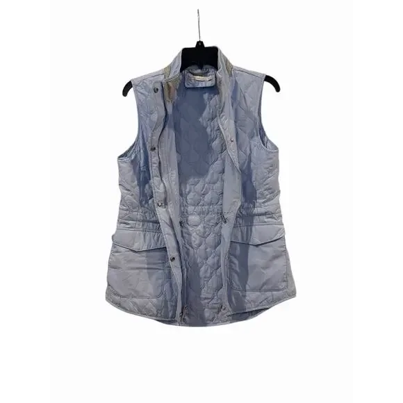 PETER MILLAR Addison Quilted Travel Vest ICE BLUE Women’s M Golf Outdoor Luxury - Picture 14 of 16